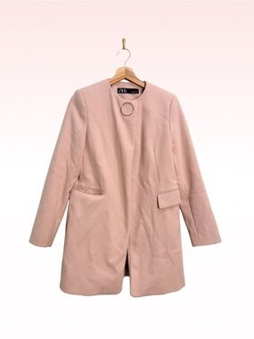 ZARA Pink Trench Coat (Sz XS)